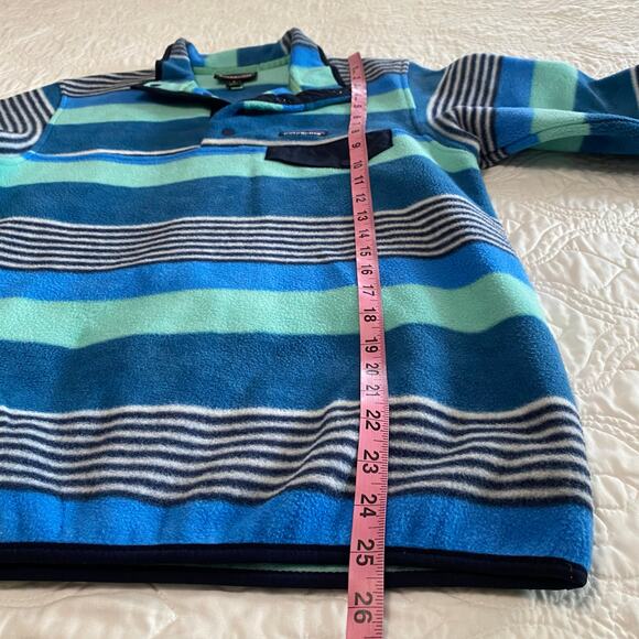 Patagonia 2017 Fitz Striped Synchilla Snap T Pullover Women’s Size Small Outdoor - Picture 4 of 9